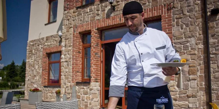 Menu pro dva s hovězím flap steakem, polévkou i dezertem