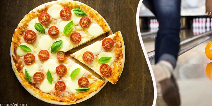 Dvě skvělé pizzy + hodina bowlingu v Karviné