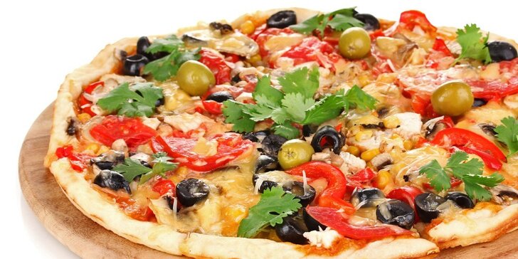 Poctivá pizza z pece v restauraci Lešná