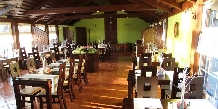Otevřený voucher v hodnotě 300 Kč na konzumaci v Restauraci Lešná