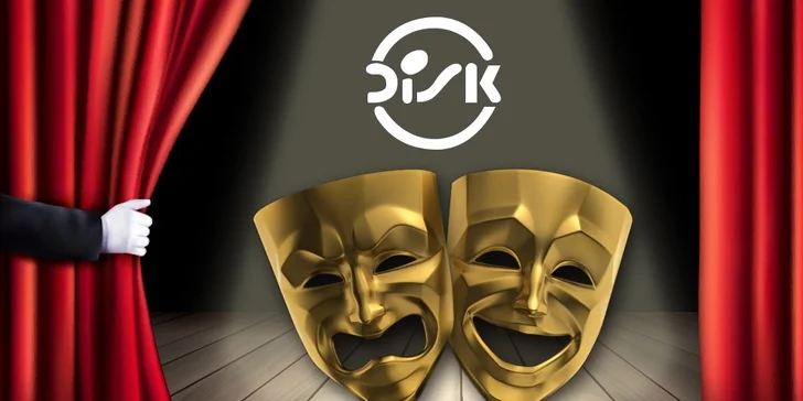 33% sleva na nákup až 4 vstupenek do divadla DISK