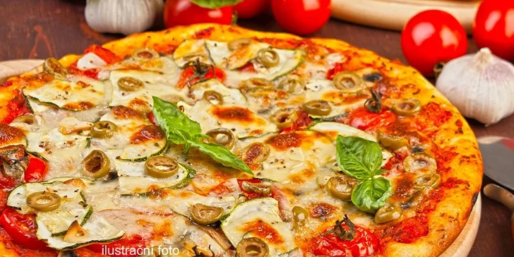 Dvě znamenité pizzy z kamenné pece