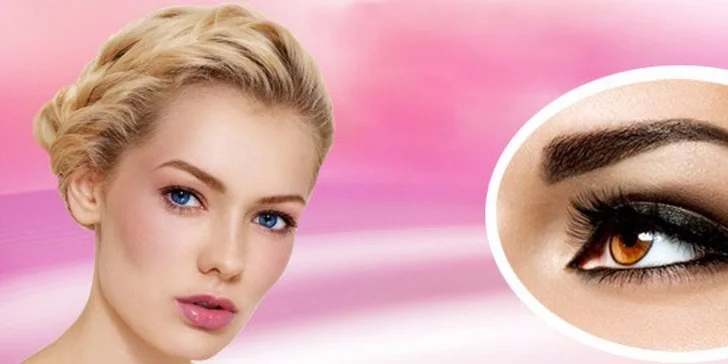 Permanentní make-up linky, kontura rtů, obočí