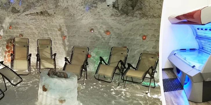 Permanentka do solária, kolagenária nebo solné jeskyně