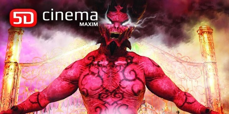 Vstupenka na vybraný film do 5D Cinema MAXIM