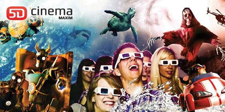 Vstupenka na vybraný film do 5D Cinema MAXIM