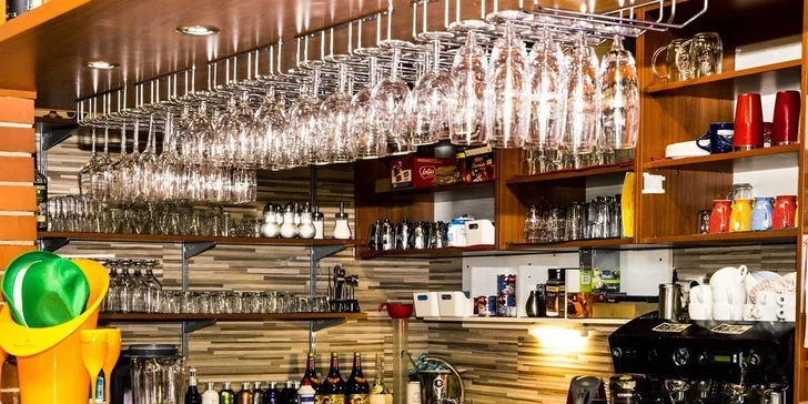 3chodové italské menu s pizzou nebo těstovinami pro dva