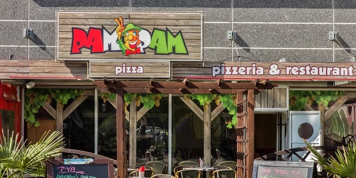 3chodové italské menu s pizzou nebo těstovinami pro dva