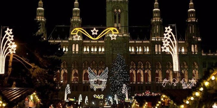 Kouzlo vánoční Vídně: celodenní výlet z jednoho z 9 nást. míst na Moravě