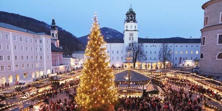 Jednodenní autobusový výlet za adventními trhy v Salzburgu
