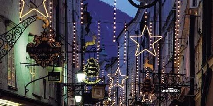 Jednodenní výlet do vánočně laděného Salzburgu - odjezdy z celé ČR
