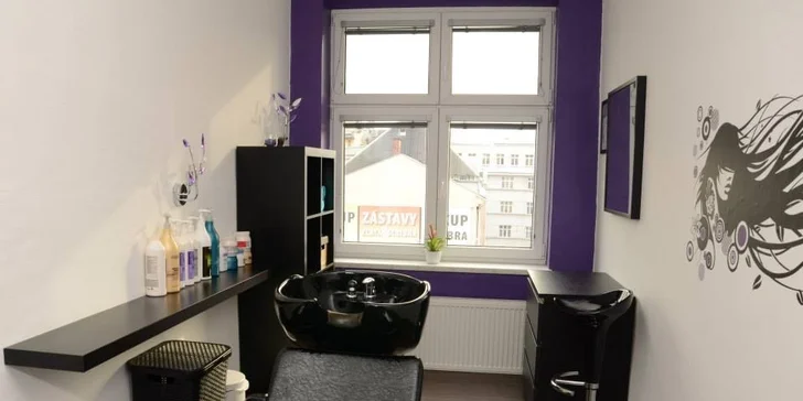 Kadeřnický balíček s regenerací a masáží hlavy – pro všechny délky vlasů
