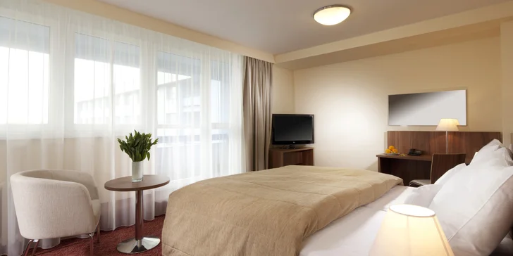 Přivítá vás Clarion Congress Hotel Ostrava****, kde budete mít k dispozici pohodlný pokoj o rozloze 40 m².