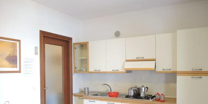 V apartmánu nechybí vybavený kuchyňský kout.