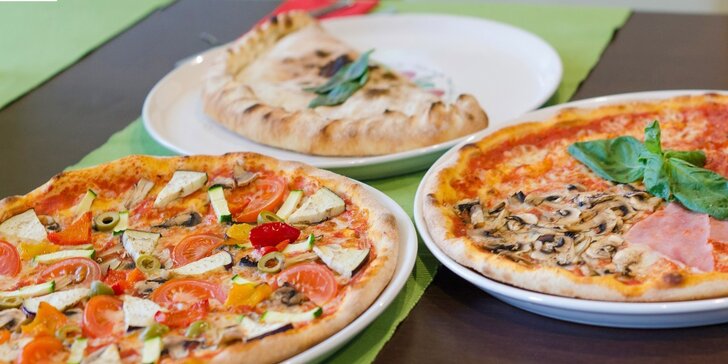 Itálie pro dva - pizza či pasta, dezert a káva pro dva