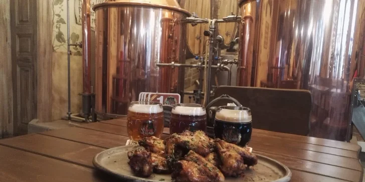 Ochutnáte světlé, černé a nakouřené polotmavé pivo.