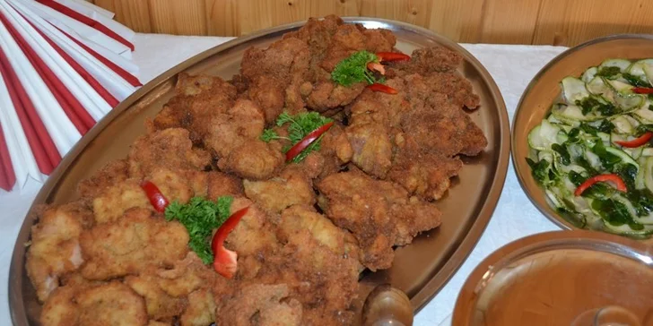 3chodové menu pro 2 osoby v Hukvaldské restauraci Leoše Janáčka