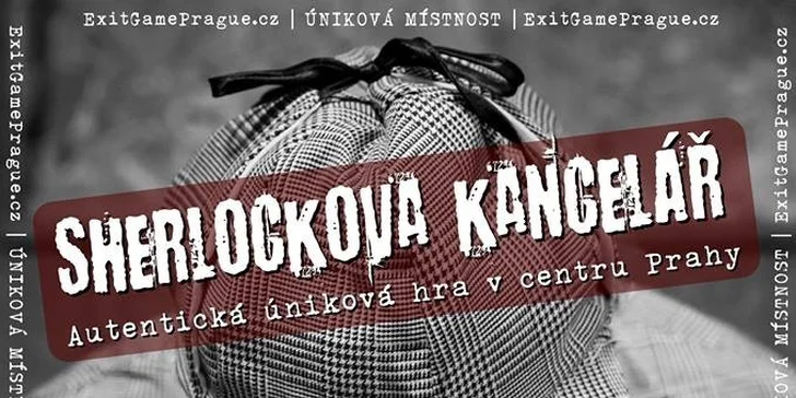 Otestujte své detektivní nadání v únikové hře Sherlockova kancelář