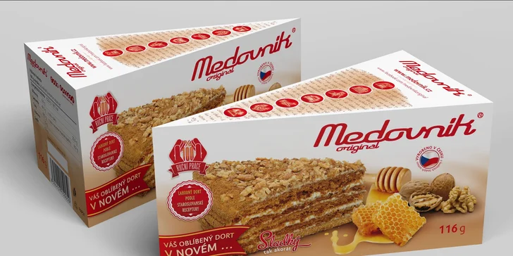 Limitovaná edice Dortu od Krtka + porce Medovníku original