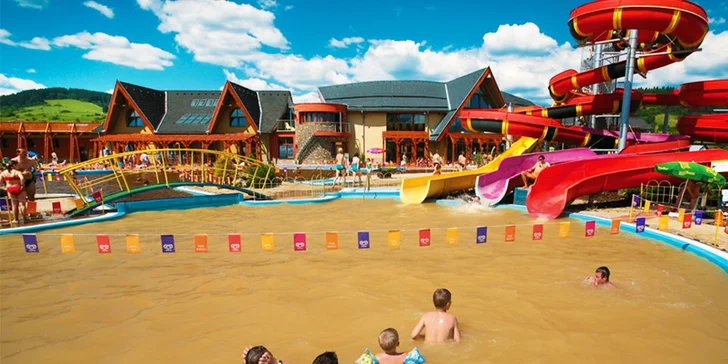 Wellness & Aquapark pobyt v Bešeňové s 50% slevou do GINO PARADISE