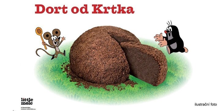 Limitovaná edice Dortu od Krtka + porce Medovníku original