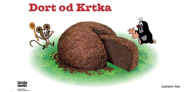 Limitovaná edice Dortu od Krtka + porce Medovníku original