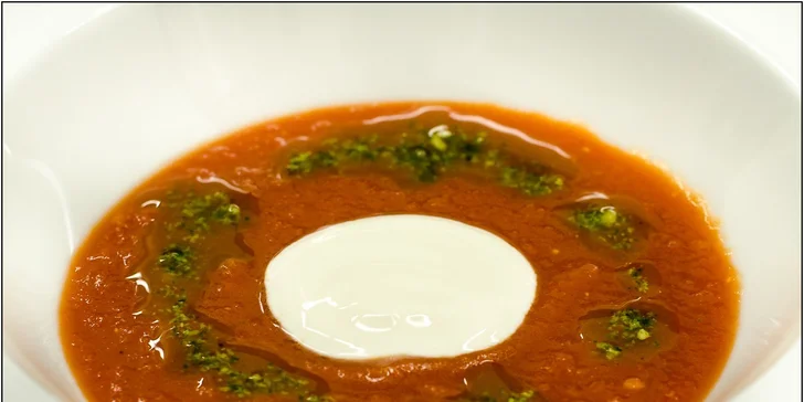 5chodové degustační menu pro 2 osoby v Restauraci ZA OPONOU