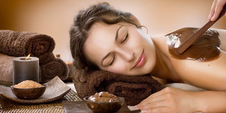 Voňavá masáž dle výběru v délce 60 minut: čokoládová, banánová, pomerančová nebo medová