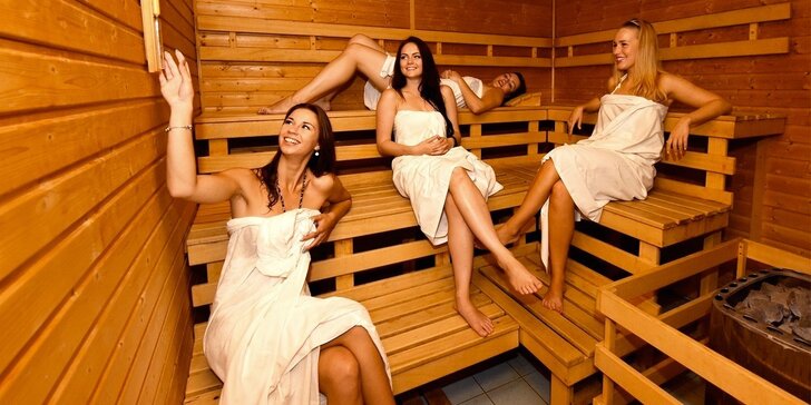 90 minut wellness a sauny pro dvě až čtyři osoby