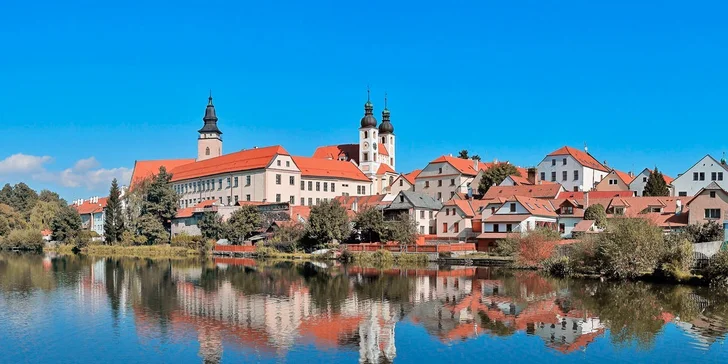 Romantika v Telči s gurmánskou polopenzí pro dva