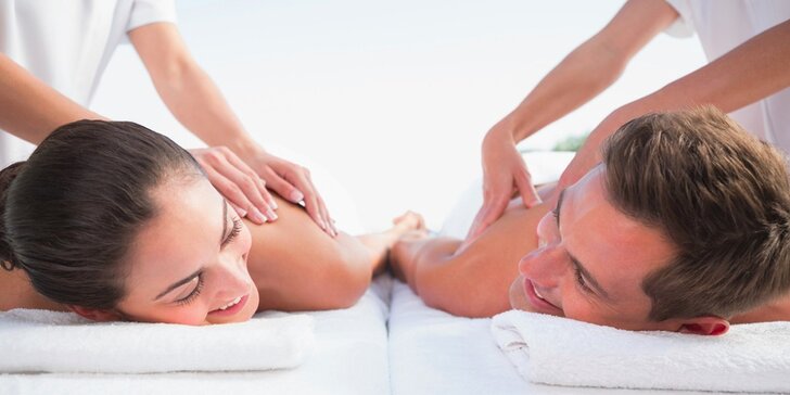 Romantická masáž pro dva: výběr ze 3 druhů luxusních masáží