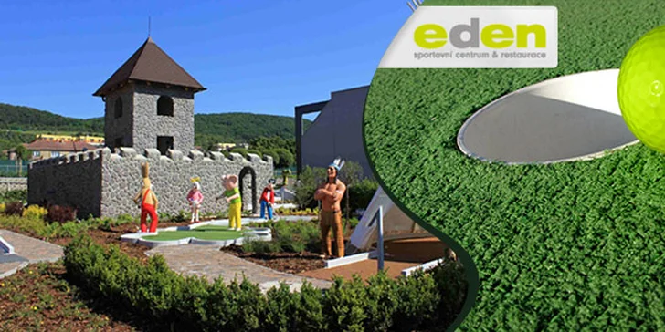 Vstup pro dva i pro rodinu na zábavný Crazy golf