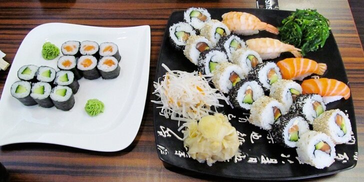 32 kousků sushi v Sushi Miomi