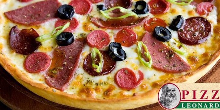 99 Kč za DVĚ pizzy dle vlastního výběru v pizzerii Leonardo da Vinci v hodnotě 270 Kč. Pořádně se „pizznětě“ se slevou 63 %!