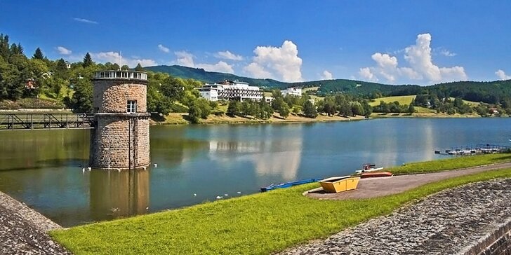 Prima léto v Luhačovicích: wellness, polopenze a spousta aktivit poblíž přehrady
