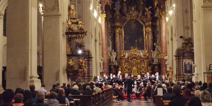 Vstupenka na koncert díla Mozarta Requiem v kostele Nejsvětějšího Salvátora