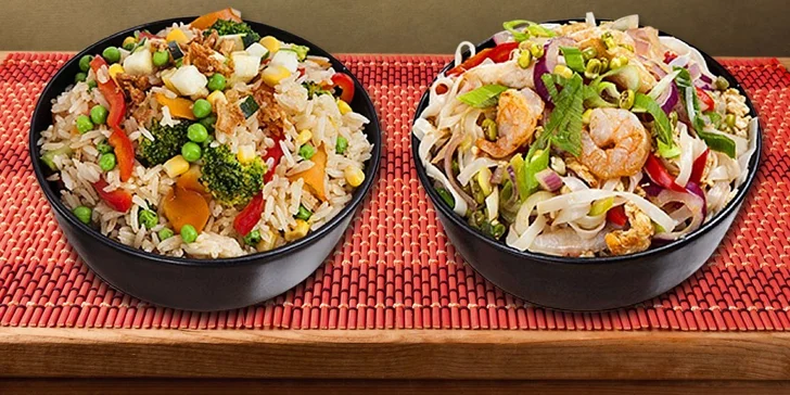 2 libovolné pokrmy z Noodle Pankrác s možností rozvozu