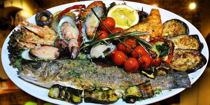 Výtečné menu Jadranský záliv pro 2-3 osoby v Singidunum