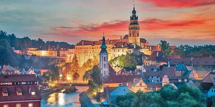 Zimní romantika v srdci Českého Krumlova