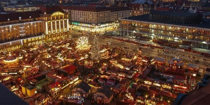 Nákupy i romantika v adventních Drážďanech