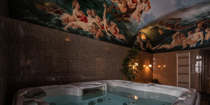 Skvěle se odreagujete ve vířivce. Stačí sáhnout po variantě s wellness a užijete si 50minutový privátní relax pro dva.