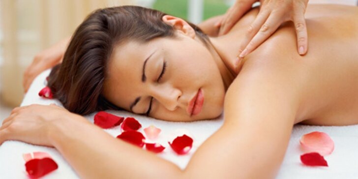Luxusní relaxační masáže zad a šíje či celého těla dle vašeho výběru