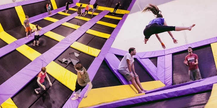 60 minut na trampolínách v Jumpparku - buďte fit a štíhlejší