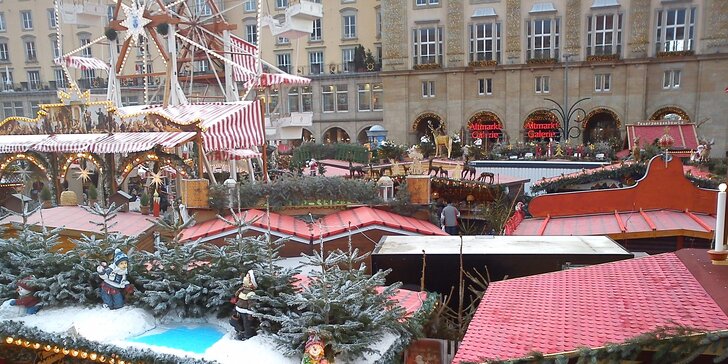 Za vánočními nákupy do Primarku v Drážďanech vlakem nejen z Prahy