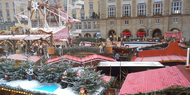 Vlakem na adventní trhy do Drážďan vč. prohlídky města s průvodcem