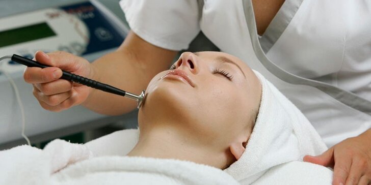 Levandulové kosmetické ošetření pleti včetně kyslíkové masáže