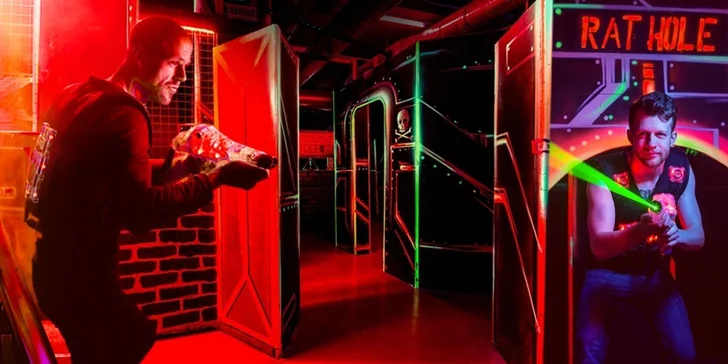 Akční laser game v centru Prahy až pro 16 hráčů
