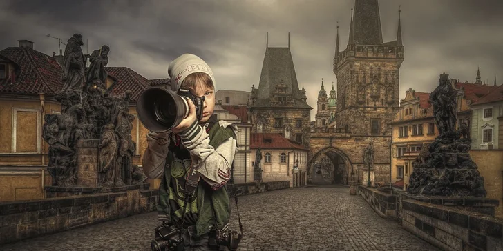Fotomontáž - focení v dobových kostýmech