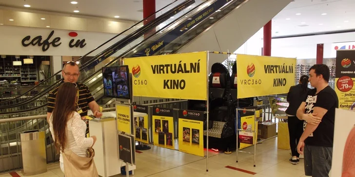 Permanentka na 11 filmů v unikátním virtuálním kinu VRC 360 Megastar