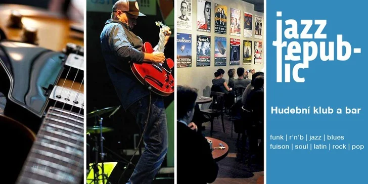 2 otevřené vstupenky na koncerty v Jazz Republic